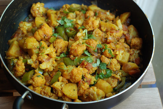 Aloo Gobi Capsicum Masala