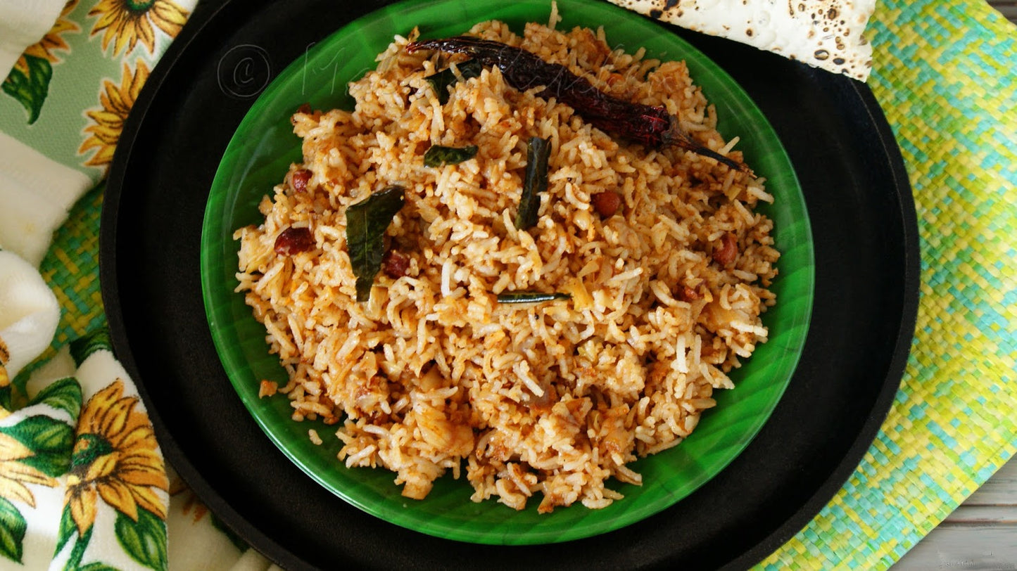 Vangi Bath/ Tamarind Rice/ Lemon Rice